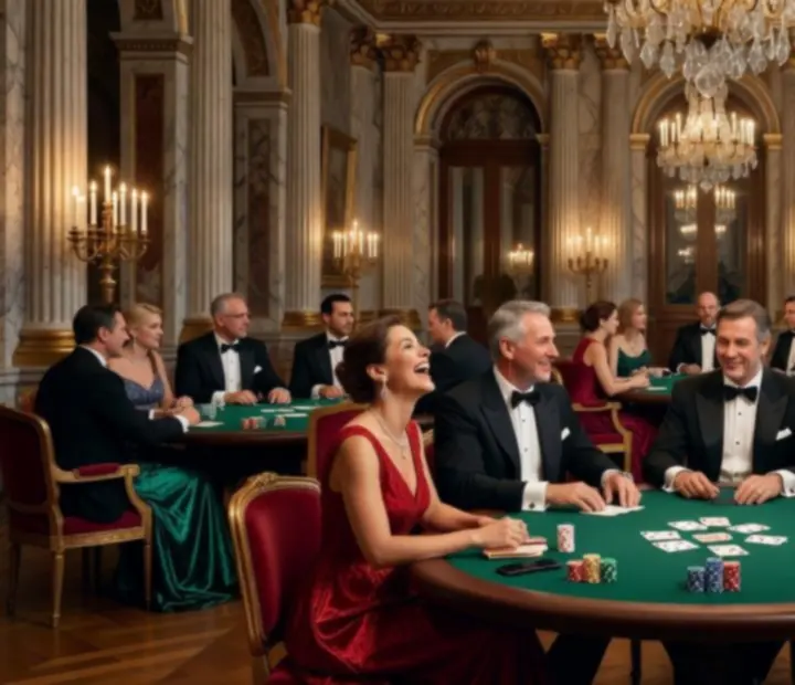 Galerie de soirées poker récréatives en ambiance Empire